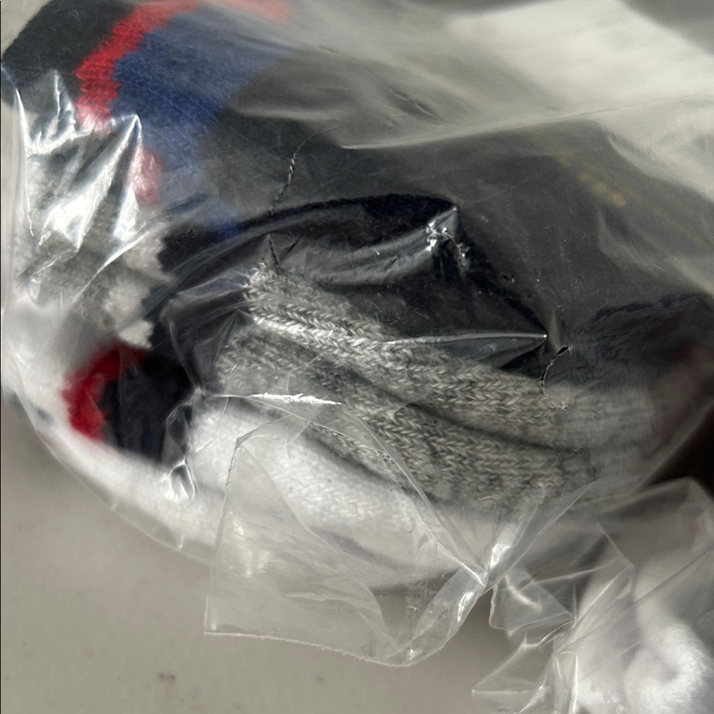 2 - 3 pack Polo Ralph Lauren Men's White Gray Blue Athletic Socks - Picture 4 of 6